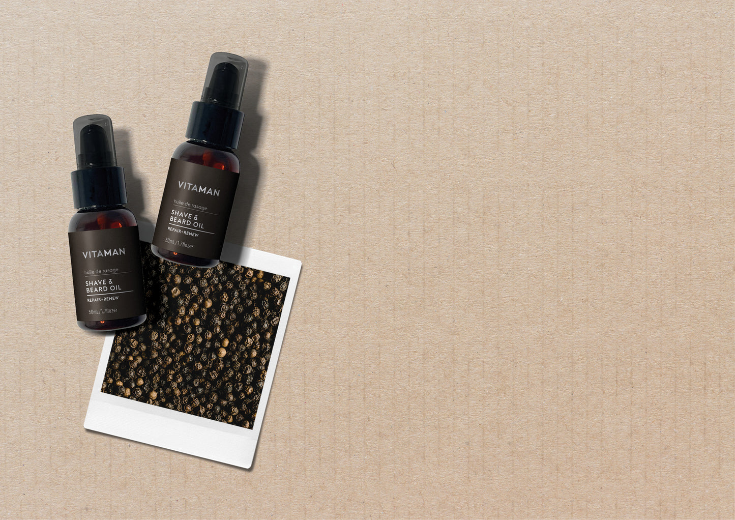 VITAMAN Shave Oil & Beard Oil 50ml