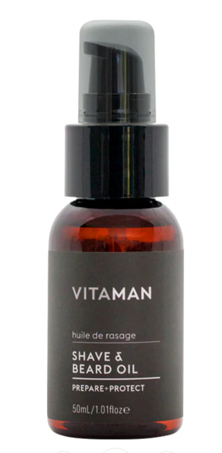 VITAMAN Shave Oil & Beard Oil 50ml
