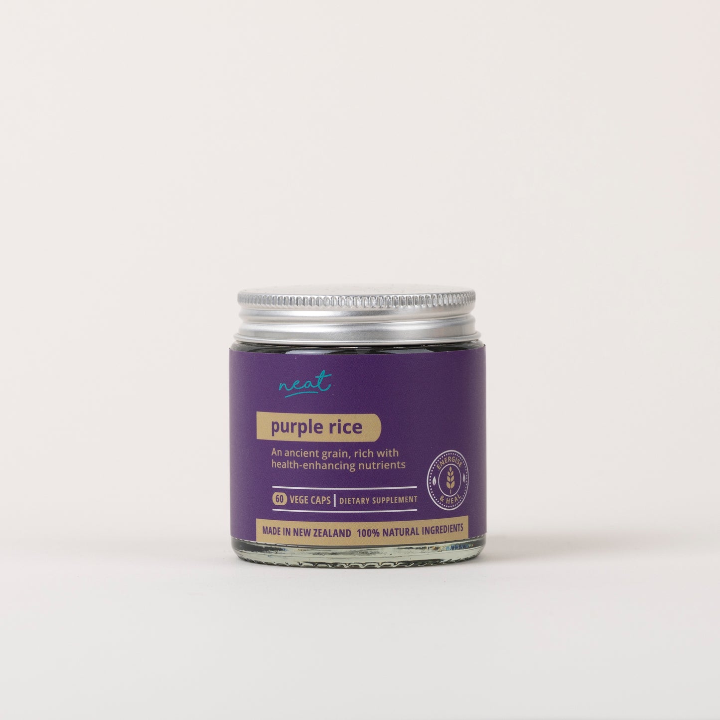 Purple Rice Capsules - 100% Natural 60 capsules